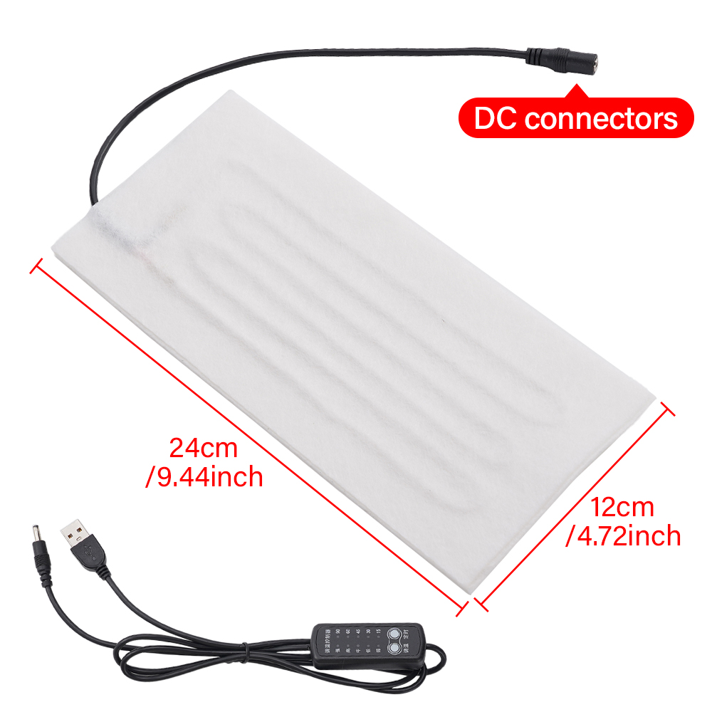 Hand Warmer Electric - 1 PC 120x240mm USB เครื่องทําความร้อน Pad