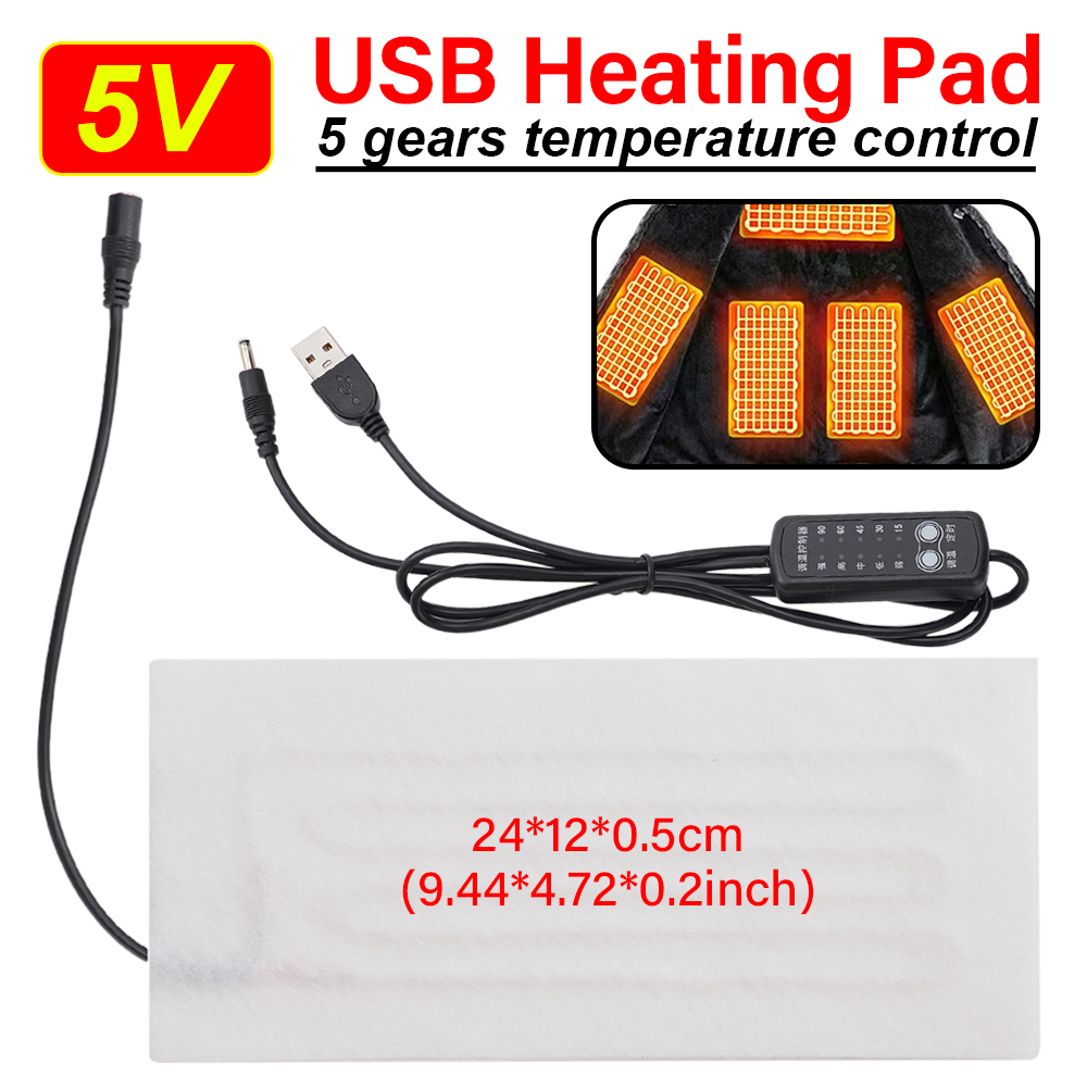 1 PC 120x240mm USB เครื่องทําค - Hand Warmer Electric บทวิจารณ์และราคา