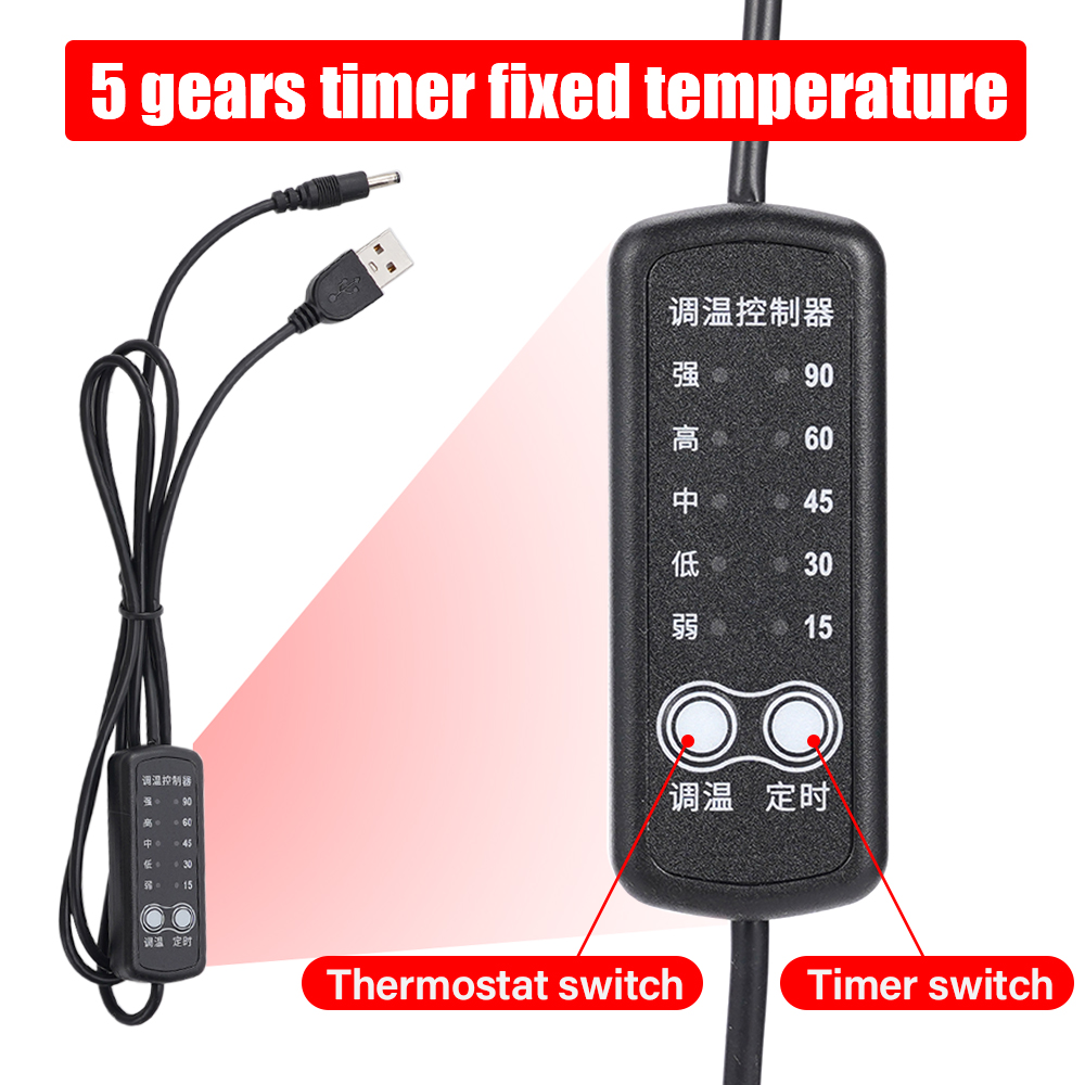 1 PC 120x240mm USB เครื่องทําค - Hand Warmer Electric บทวิจารณ์และราคา