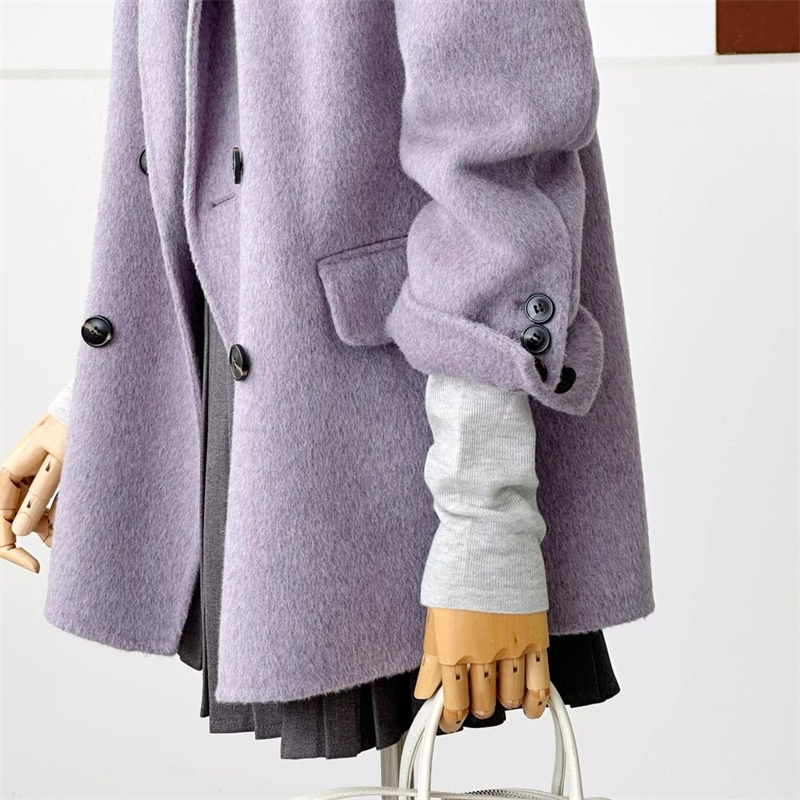 เสื้อโค้ทขนสัตว์สองด้านสำหรับผ - Wool Coat Peacoat บทวิจารณ์และราคา