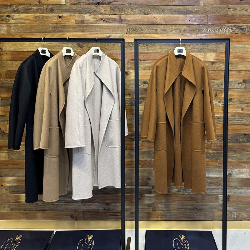 เสื้อโค้ทผู้หญิง Max New Water - Wool Coat Peacoat บทวิจารณ์และราคา