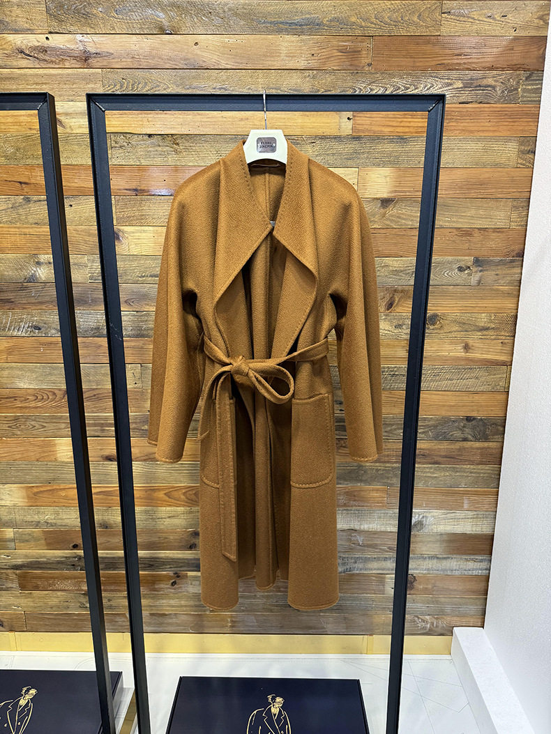 เสื้อโค้ทผู้หญิง Max New Water - Wool Coat Peacoat บทวิจารณ์และราคา