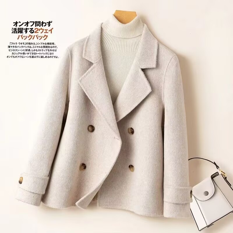 เสื้อโค้ทขนสัตว์คุณภาพสูงแบบสอ - Wool Coat Peacoat บทวิจารณ์และราคา