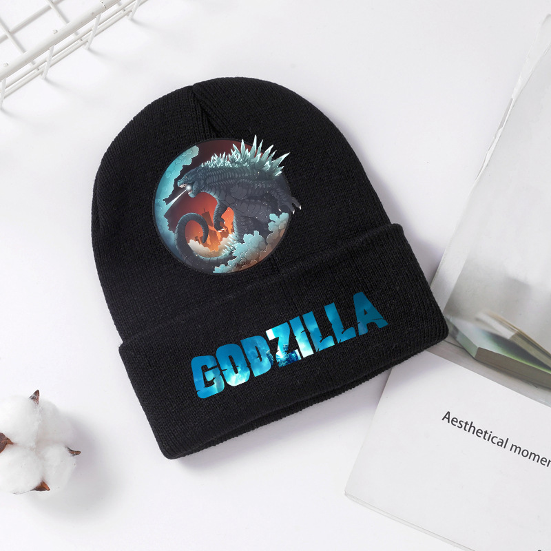 Godzilla ถักหมวกฤดูหนาวฤดูใบไม - Knit Beanie Hat Warm บทวิจารณ์และราคา