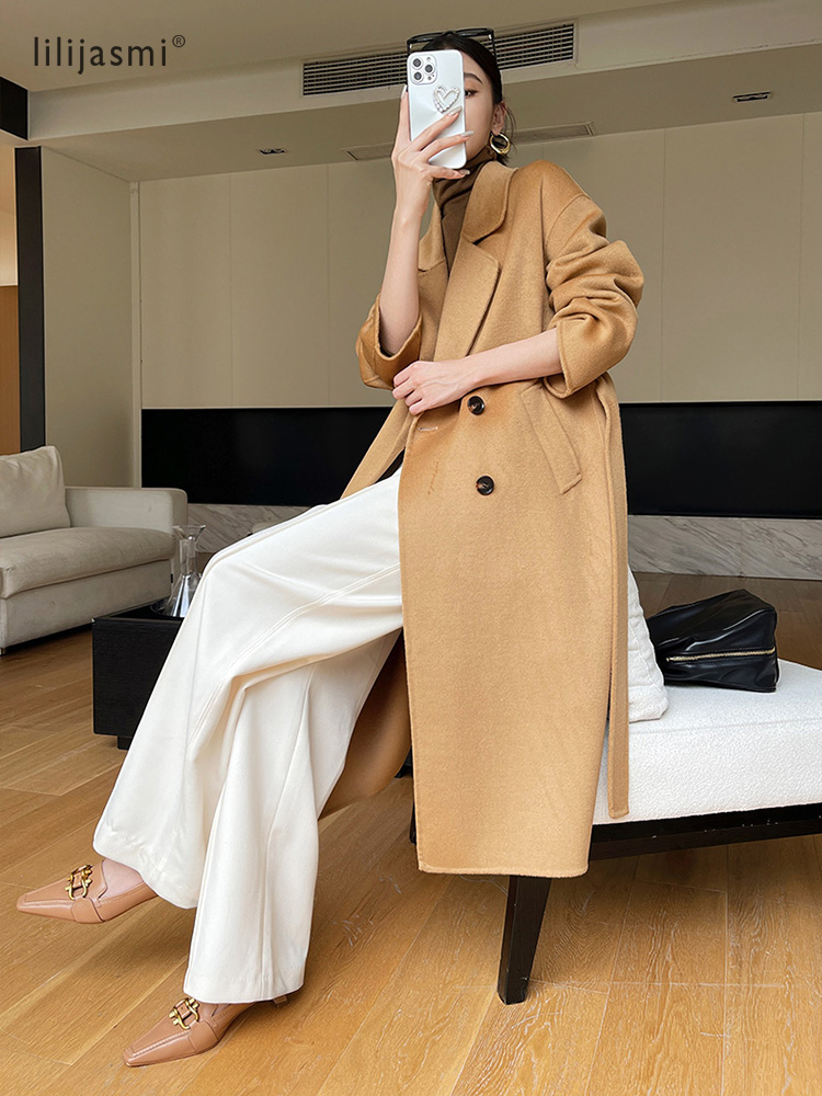 เสื้อโค้ทผ้าวูลคอพับไหล่ตกเสื้ - Wool Coat Peacoat บทวิจารณ์และราคา