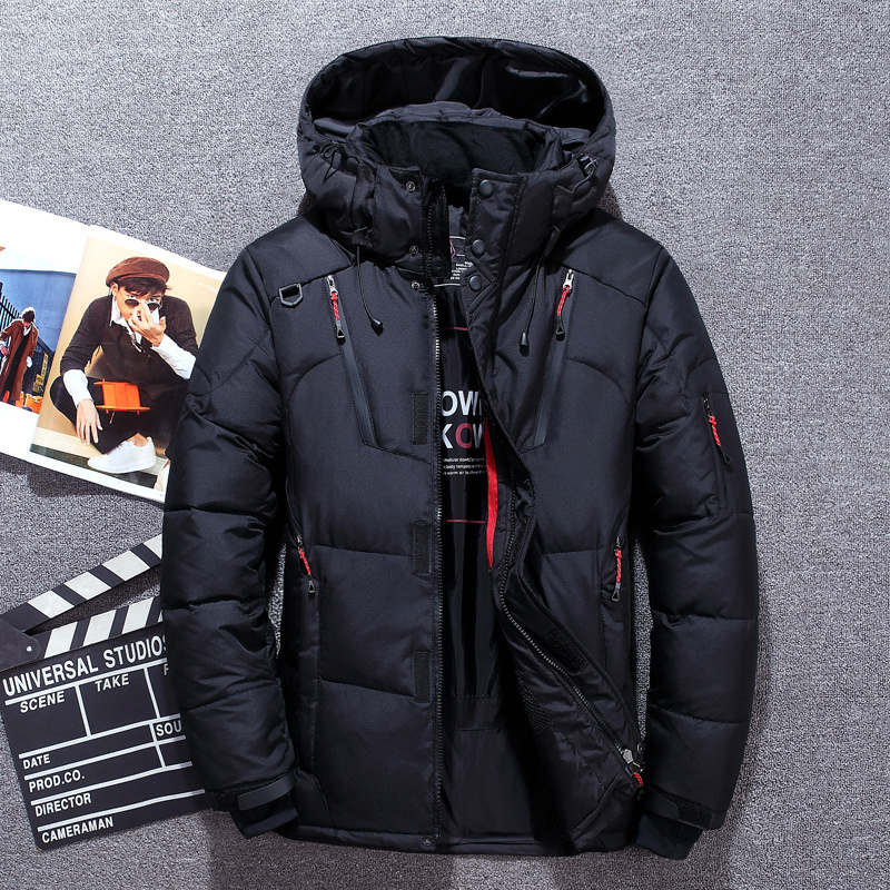 -เสื้อผ้าผู้ชายสำหรับฤดูหนาว20 - Down Jacket Packable บทวิจารณ์และราคา